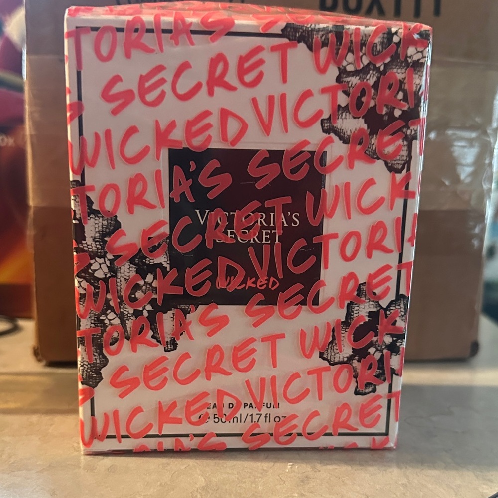 Victoria's Secret Wicked Perfume Box - Red and Black